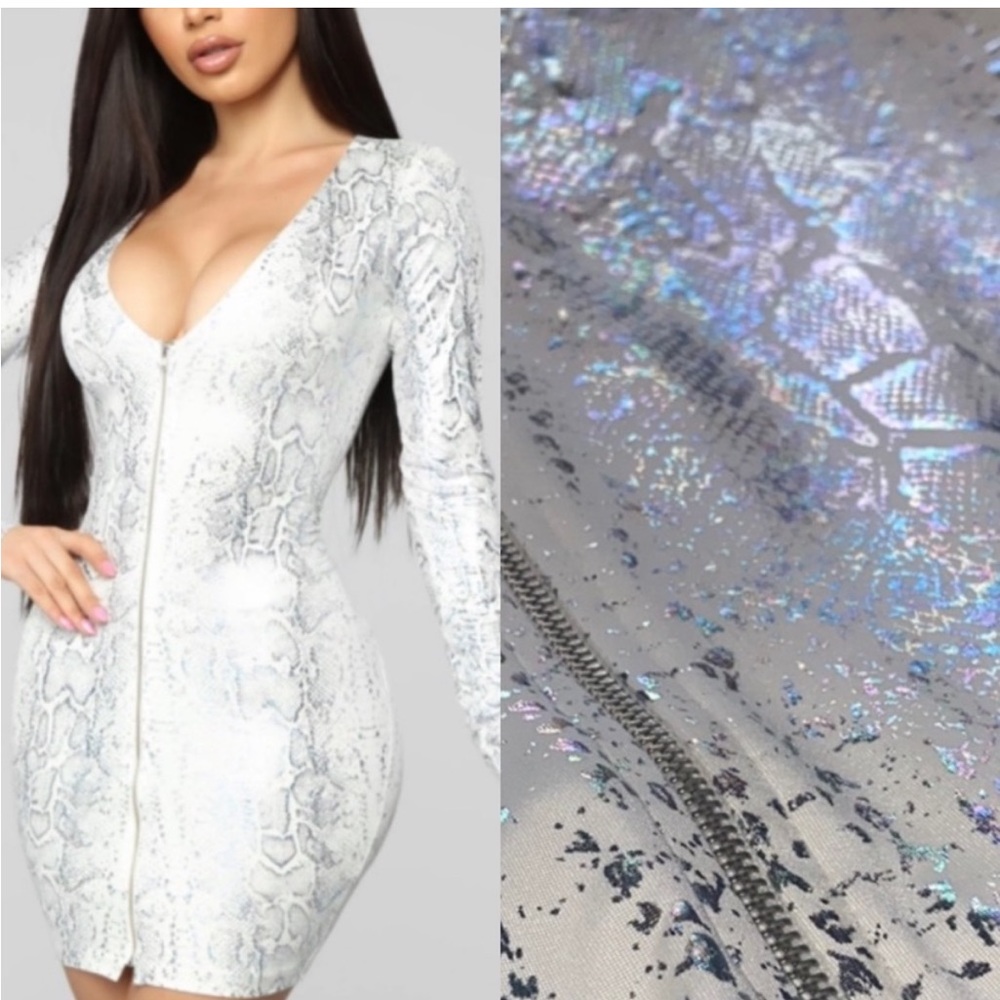 Iridescent Snake Dress